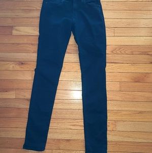 Mavi Jeans Alexa Mid rise skinny dark wash jeans